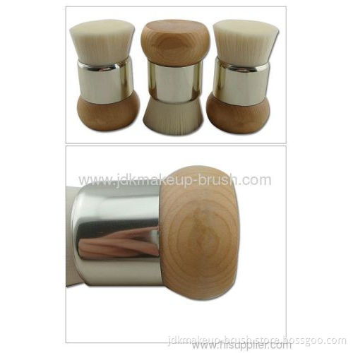 New Design Synthetic Hair With Wooden Handle Face Cleaning Brush 